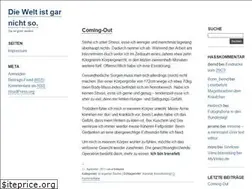 Sites similar to blog.dieweltistgarnichtso.net