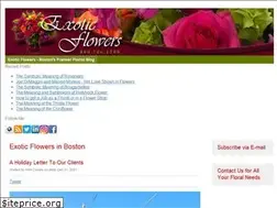Sites similar to blog.exoticflowers.com