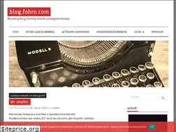 Sites similar to blog.fohrn.com