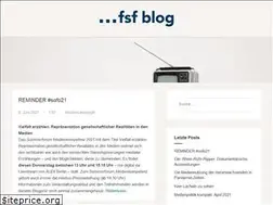 Sites similar to blog.fsf.de