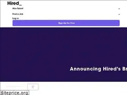 Sites similar to blog.hired.com