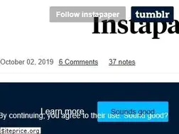 Sites similar to blog.instapaper.com