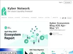 Sites similar to blog.kyber.network