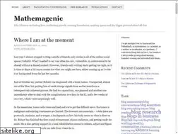 Sites similar to blog.mathemagenic.com