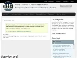 Sites similar to blog.militaryatheists.org