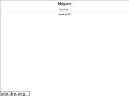 Sites similar to blog.net