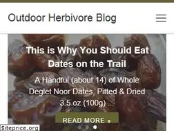 Sites similar to blog.outdoorherbivore.com