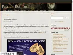 Sites similar to blog.patrickrothfuss.com