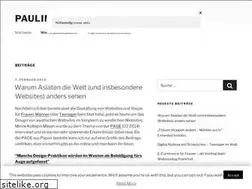 Sites similar to blog.paulinepauline.de