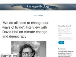 Sites similar to blog.planetaryecology.org