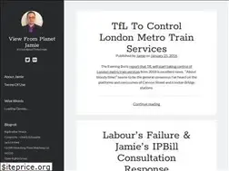 Sites similar to blog.planetjamie.co.uk