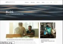 Sites similar to blog.prospective.ch