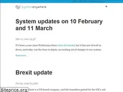 Sites similar to blog.pythonanywhere.com