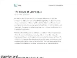 Sites similar to blog.sourcing.io