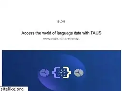 Sites similar to blog.taus.net