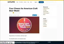 Sites similar to blog.untappd.com