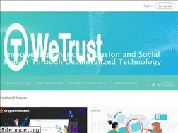 Sites similar to blog.wetrust.io