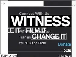 Sites similar to blog.witness.org