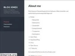 Sites similar to blog.ximex.at