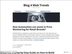 Sites similar to blog4webtrends.wordpress.com