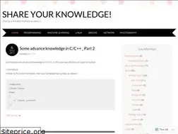 Sites similar to blogchiasekienthuc.wordpress.com