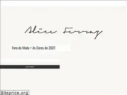 Sites similar to blogdaaliceferraz.com.br