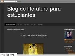 Sites similar to blogdeliteraturaparaestudiantes.blogspot.com