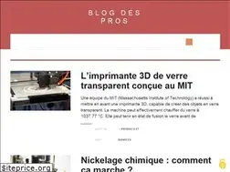 Sites similar to blogdespros.fr