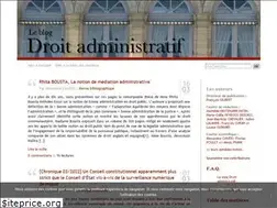 Sites similar to blogdroitadministratif.net