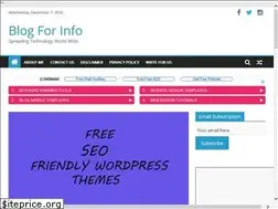 Sites similar to blogforinfo.com