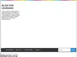 Sites similar to blogforlearning.com
