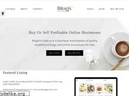 Sites similar to blogforsale.co