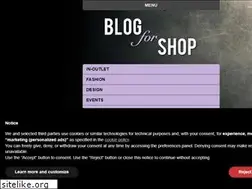 Sites similar to blogforshop.com