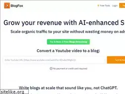 Sites similar to blogfox.ai
