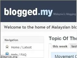 Sites similar to blogged.my