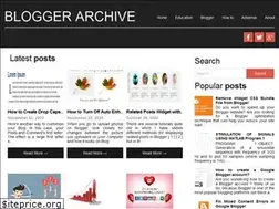 Sites similar to bloggerchive.blogspot.com