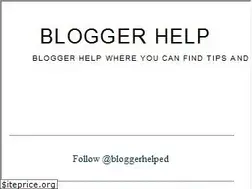Sites similar to bloggerhelped.blogspot.in