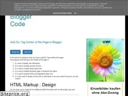 Sites similar to bloggerhtmlcode.blogspot.com