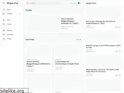 Sites similar to bloggerkaal.com