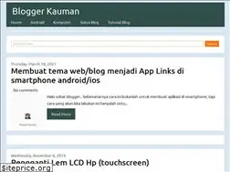 Sites similar to bloggerkauman.blogspot.com