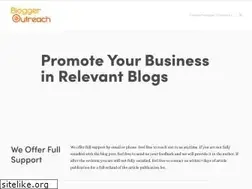 Sites similar to bloggeroutreach.com