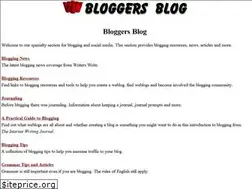 Sites similar to bloggersblog.com