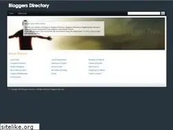 Sites similar to bloggersdirectory.org