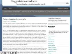 Sites similar to bloggertobenamedlater.com