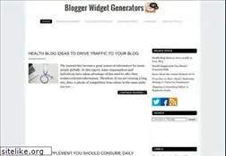 Sites similar to bloggerwidgetgenerators.com