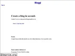 Sites similar to bloggi.co