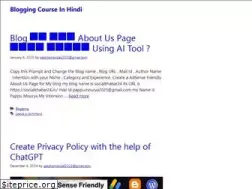 Sites similar to bloggingcourseinhindi.com