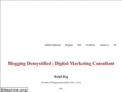 Sites similar to bloggingdemystified.com