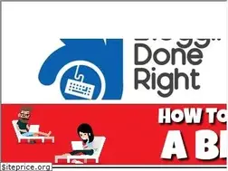 Sites similar to bloggingdoneright.com