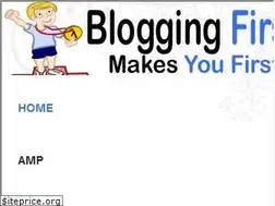 Sites similar to bloggingfirst.com